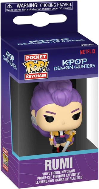 Брелок Фигурка Фанко Руми Кейпоп Охотницы на Демонов K-Pop Demon Hunters Keychain Funko 95687 - Фото 3 Брелок Фигурка Фанко Руми Кейпоп Охотницы на Демонов K-Pop Demon Hunters Keychain Funko 95687 - изображение 3
