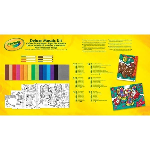 Набор для стикерной мозаики Crayola Kits Deluxe Красивые животные (256473.006) - Фото 5 Набор для стикерной мозаики Crayola Kits Deluxe Красивые животные (256473.006) - изображение 5