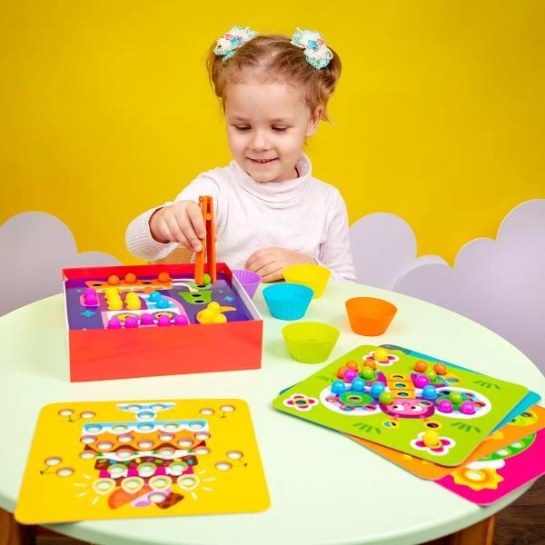 Мозаика деревянная Vladi Toys Дополни картинку шариками (ZB2002-08) - изображение 3