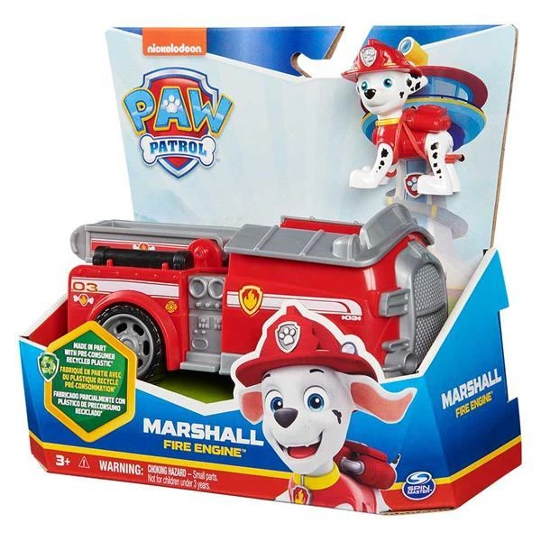 Игровой набор Paw Patrol Пожарный автомобиль с водителем Маршаллом (SM16775/9917) - изображение 7