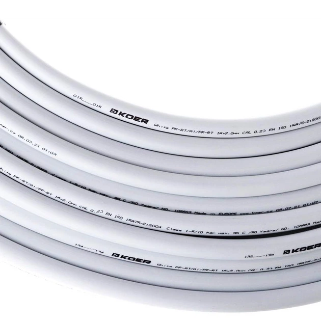 Труба металопластикова KOER 16*2,0 (200 м) (KR3091) - Фото 2 Труба металопластикова KOER 16*2,0 (200 м) (KR3091) - зображення 2