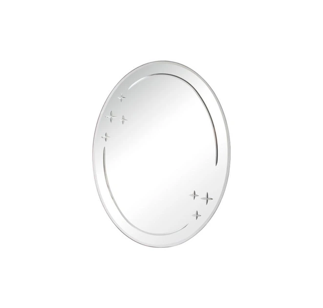 Дзеркало Zerix FUSION MOZ02 овальне з декором 450x600см - Фото 1 Дзеркало Zerix FUSION MOZ02 овальне з декором 450x600см - изображение 1