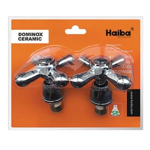 Ручки з кранбуксами для змішувача Haiba DOMINOX пара - Фото 2 Ручки з кранбуксами для змішувача Haiba DOMINOX пара - изображение 2