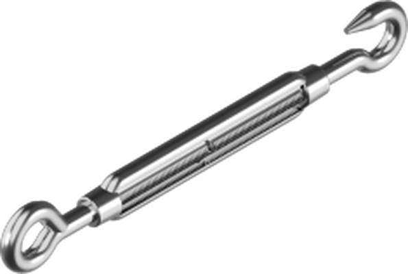 Стяжка кована Apro М10*125 гак/кільце талпер - Фото 1 Стяжка кована Apro М10*125 гак/кільце талпер - изображение 1