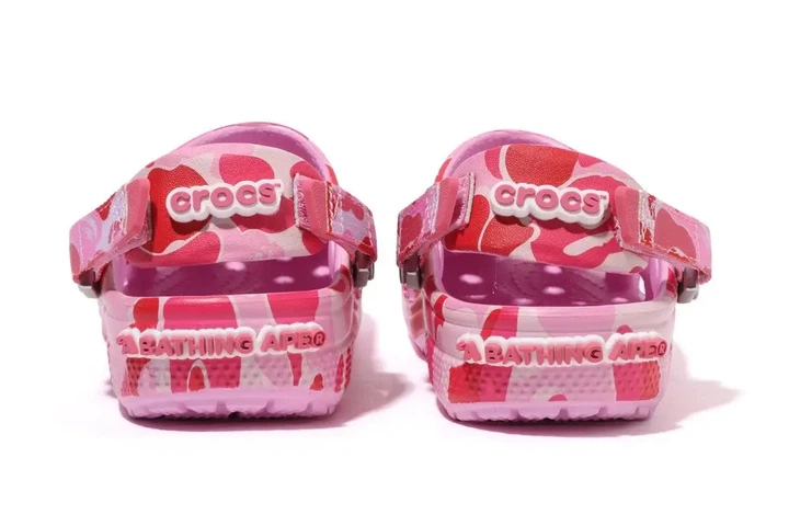 Кроксы BAPE, BAPE® X-CROCS - CLOG, унисекс (45) розовые. - Фото 5 Кроксы BAPE, BAPE® X-CROCS - CLOG, унисекс (45) розовые. - изображение 5