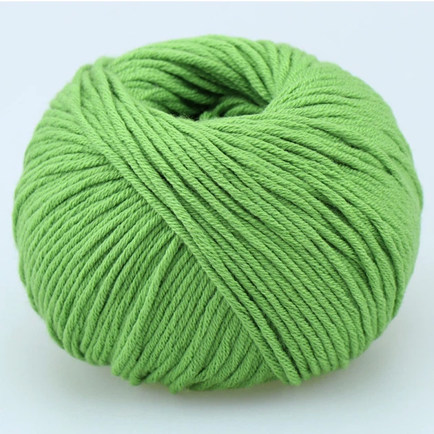 Пряжа Gazzal XL Baby Cotton, Зеленый №3448, нить 50г/105м Газзал Беби Коттон ХЛ вязание, полухлопок для спиц и крючка - изображение 3