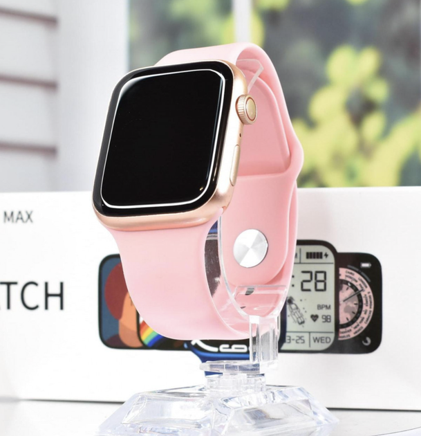 Смарт-годинник GS7 Pro Max Smart Watch Pink 45 мм, розумний годинник IPS 1,92″ Bluetooth 5.2, фітнес-трекер з пульсометром SpO₂ та тиском, спортивний аксесуар IP67 для Android і iOS - зображення 8