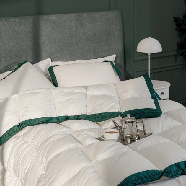 Ковдра пухова Imperial Satin Luxe 100% пух Imperial class сатин 155*215 - зображення 7