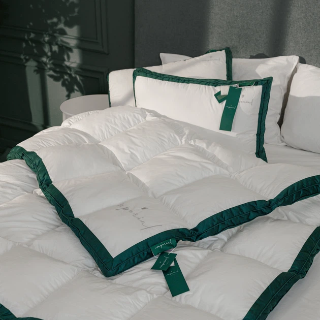 Ковдра пухова Imperial Satin Luxe 100% пух Imperial class сатин 155*215 - зображення 15