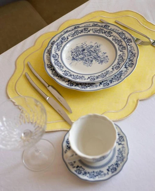 Чайний порцеляновий сервіз "Heritage Toile Blue" 6 чашок 320мл з блюдцями - Фото 3 Чайний порцеляновий сервіз "Heritage Toile Blue" 6 чашок 320мл з блюдцями - изображение 3