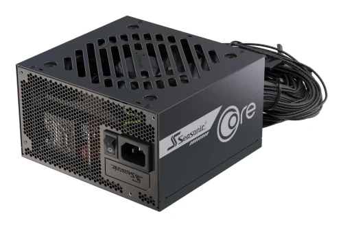 Блок живлення 650 Вт, Seasonic Core BC ATX 3.1, Black, 80+ Bronze, Active PFC, 12 см HDB, 1xMolex / 2xSATA / 2x6+2-pin / 2x4+4-pin / 1x20+4-pin, захист OCP/OPP/OTP/OVP/SCP/UVP (CORE BC-650 ATX31) - зображення 3