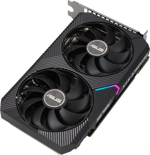 Відеокарта GeForce RTX 3050, Asus, DUAL OC V2, 8Gb GDDR6, 128-bit, DVI-D/HDMI/DP, 1852/14000 MHz, 6-pin (DUAL-RTX3050-O8G-V2) - изображение 6