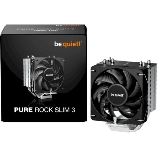 Кулер для процесора be quiet! Pure Rock Slim 3, Black, 1x100 мм (max 1700 об/мин), PWM, для Intel 1851/1700, AMD AM5/AM4, до 130 Вт, висота 127 мм (BK047) - изображение 6