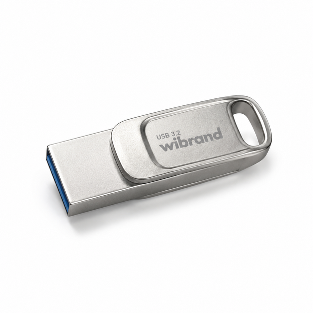 Флеш-накопичувач Wibrand USB 3.2 Gen1 Bee 128GB USB Type-A/USB Type-C Silver (WI3.2TC/BE128TC039S) - Фото 4 Флеш-накопичувач Wibrand USB 3.2 Gen1 Bee 128GB USB Type-A/USB Type-C Silver (WI3.2TC/BE128TC039S) - изображение 4