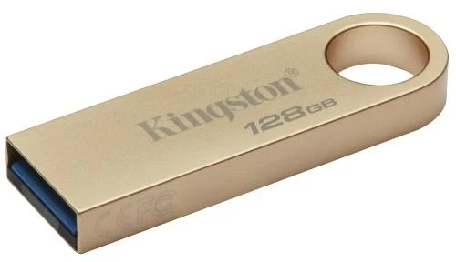 Флеш накопичувач USB 128Gb Kingston DataTraveler SE9 G3, Gold, USB 3.2 Gen 1, до 220/100 МБ/с (DTSE9G3/128GB) - изображение 2