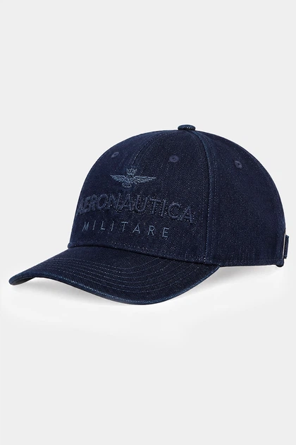 Бейсболка джинсова Aeronautica Militare 9083 - Фото 1 Бейсболка джинсова Aeronautica Militare 9083 - зображення 1