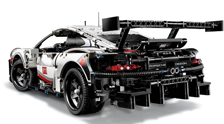 Конструктор Technic Porsche 911 на 1631 деталь белый (88009) - Фото 3 Конструктор Technic Porsche 911 на 1631 деталь белый (88009) - изображение 3