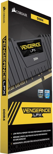 Pamięć Corsair DDR4-2400 16384MB PC4-19200 Vengeance LPX Black (CMK16GX4M1A2400C16) - obraz 5