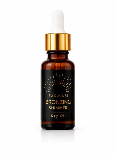 Farmasi Bronzing Shimmer Dry Oil (20 мл) Бронзатор з шимером для обличчя - Фото 1 Farmasi Bronzing Shimmer Dry Oil (20 мл) Бронзатор з шимером для обличчя - изображение 1