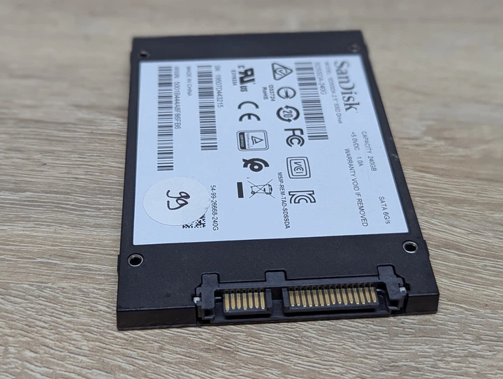 SSD SanDisk PLUS 240 ГБ 2.5" - Фото 4 SSD SanDisk PLUS 240 ГБ 2.5" - зображення 4