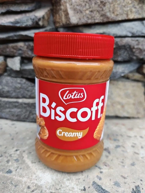 Веганська паста Lotus Biscoff Creamy 400 г із карамелізованого печива - зображення 2