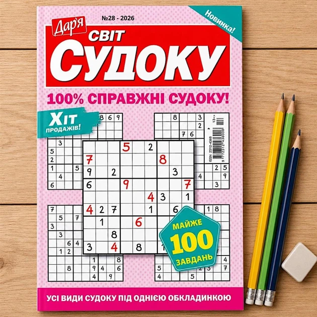 Сборник Мир Судоку 68 стр. №28/2026 - Фото 1 Сборник Мир Судоку 68 стр. №28/2026 - изображение 1