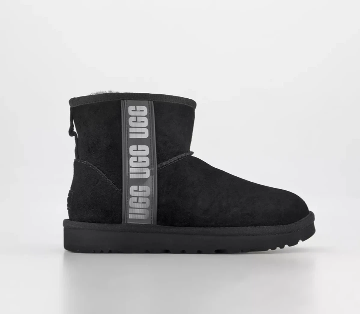 Женские угги UGG с мехом 1159789911 (Черный, 40) - Фото 7 Женские угги UGG с мехом 1159789911 (Черный, 40) - изображение 7