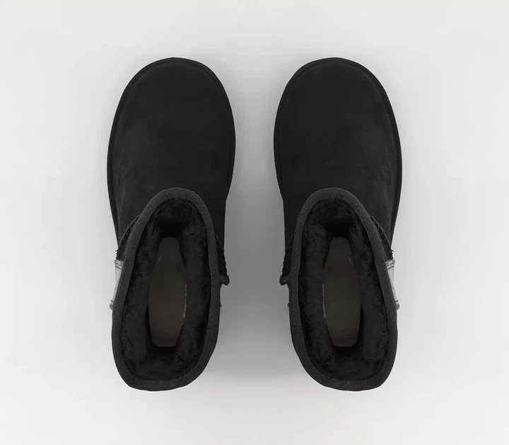 Женские угги UGG с мехом 1159789911 (Черный, 40) - Фото 9 Женские угги UGG с мехом 1159789911 (Черный, 40) - изображение 9