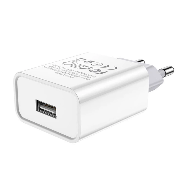 Мережевий зарядний пристрій HOCO C81A Asombroso Micro USB cable 10.5 White - Фото 10 Мережевий зарядний пристрій HOCO C81A Asombroso Micro USB cable 10.5 White - изображение 10