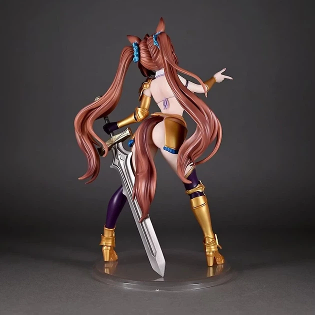 Аніме фігурка Daiwa Scarlet 25 см з гри Uma Musume Pretty Derby, Конячки дербі - Дайва Скарлет, в коробці - изображение 5