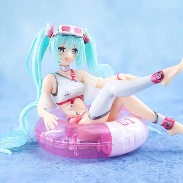 Аніме фігурка 13 см Хацуне Міку вокалоїд - Hatsune Miku anime figure aqua float girl - Фото 2 Аніме фігурка 13 см Хацуне Міку вокалоїд - Hatsune Miku anime figure aqua float girl - зображення 2