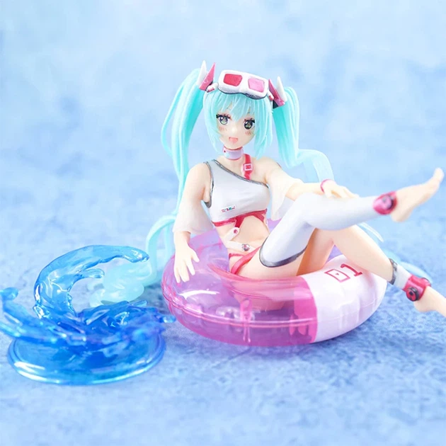 Аніме фігурка 13 см Хацуне Міку вокалоїд - Hatsune Miku anime figure aqua float girl - Фото 3 Аніме фігурка 13 см Хацуне Міку вокалоїд - Hatsune Miku anime figure aqua float girl - зображення 3