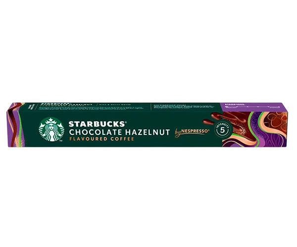 Кофе в капсулах Starbucks by Nespresso Chocolate Hazelnut Flavour для Nespresso Original 10 шт, шоколад и фундук, алюминиевые кап - Фото 2 Кофе в капсулах Starbucks by Nespresso Chocolate Hazelnut Flavour для Nespresso Original 10 шт, шоколад и фундук, алюминиевые кап - изображение 2