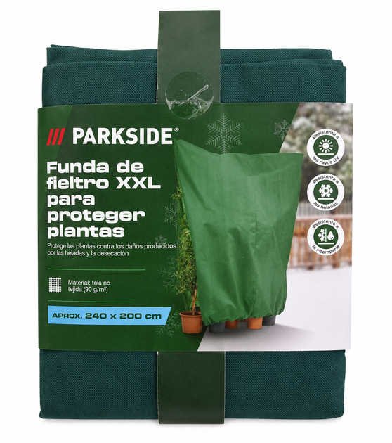 Зимний защитный чехол PARKSIDE XXL для растений 240×200 см, от мороза и УФ-лучей - Фото 2 Зимний защитный чехол PARKSIDE XXL для растений 240×200 см, от мороза и УФ-лучей - изображение 2