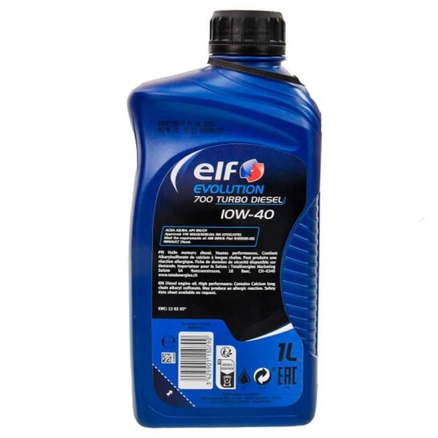 Масло моторное ELF EVOLUTION 700 TD A3/B4 SL/CF 10W-40 1 л - изображение 2