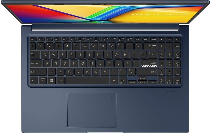 Ноутбук ASUS 15.6 Vivobook R1504VA FHD IPS 60Hz/Intel Core i3-1315U/8GB/512 SSD/Intel UHD Graphics/DOS/Blue (R1504VA-BQ477) - Фото 4 Ноутбук ASUS 15.6 Vivobook R1504VA FHD IPS 60Hz/Intel Core i3-1315U/8GB/512 SSD/Intel UHD Graphics/DOS/Blue (R1504VA-BQ477) - изображение 4