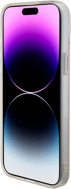 Etui plecki Guess IML Iridescent MagSafe do Apple iPhone 15 Pro Max Pink (3666339155094) - obraz 7