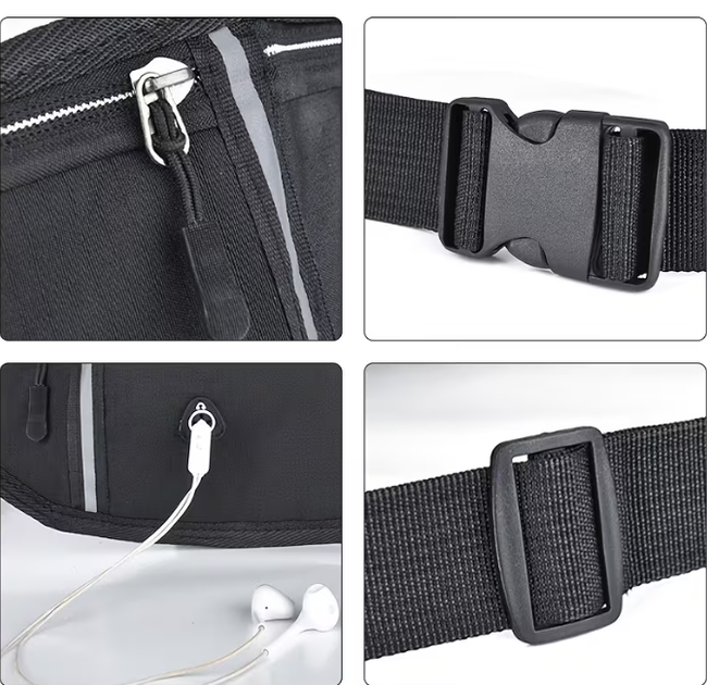 Многофункциональная спортивная поясная сумка для активного отдыха, Crossbody Bag, ткань Оксфорд - изображение 8