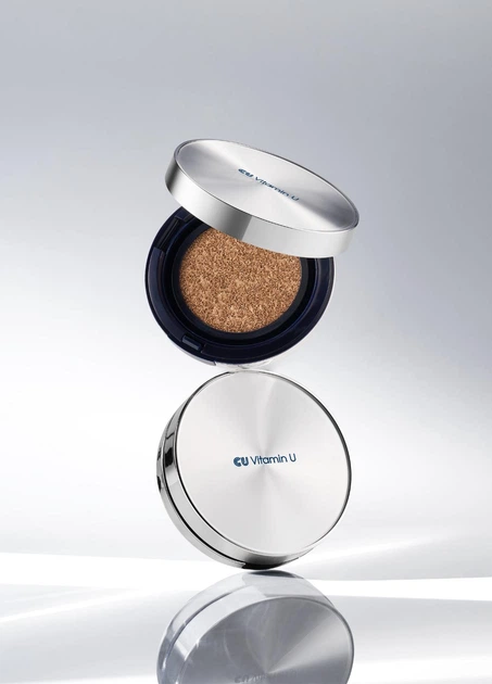 Кушон с полинуклеотидами и витамином U CU SKIN Vitamin U Coverfit Cushionpact SPF 50+ / PA++++ 15 + 15 г 21 тонн - Фото 2 Кушон с полинуклеотидами и витамином U CU SKIN Vitamin U Coverfit Cushionpact SPF 50+ / PA++++ 15 + 15 г 21 тонн - изображение 2