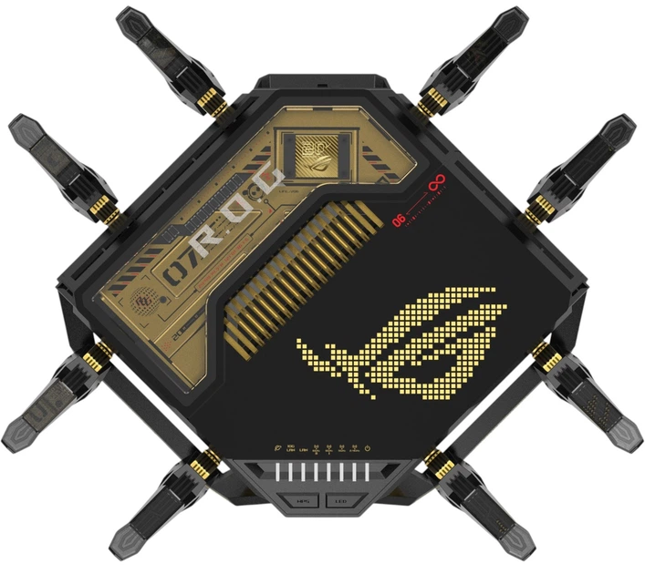 Маршрутизатор ASUS ROG Rapture GT-BE98 Edition 20 (90IG08F0-MO9A3V) - Фото 2 Маршрутизатор ASUS ROG Rapture GT-BE98 Edition 20 (90IG08F0-MO9A3V) - изображение 2