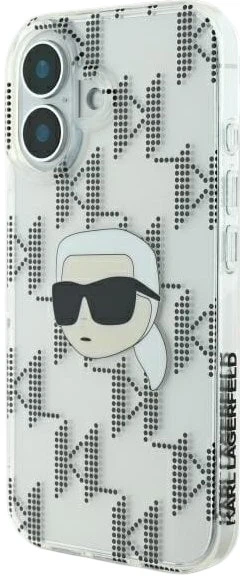 Панель Karl Lagerfeld IML Karl Head Electroplated для Apple iPhone 16 Transparent (KLHCP16SHKLPKHT) - зображення 2