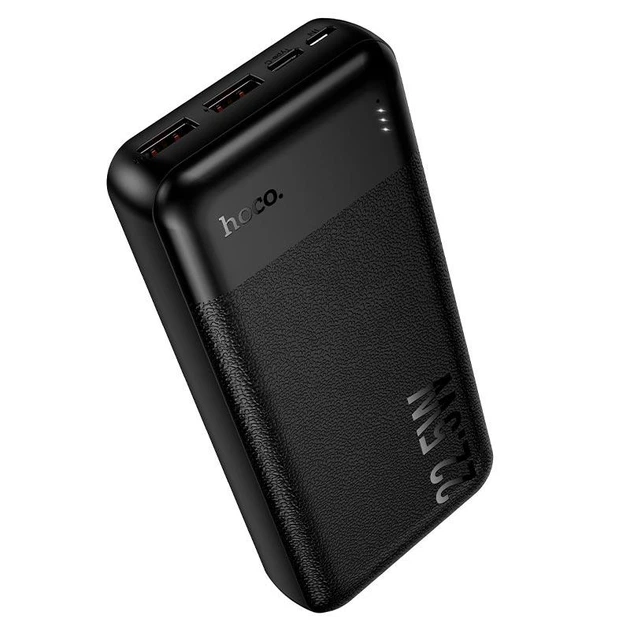 Повербанк Hoco J159A 20000mAh 22.5w быстрая зарядка Черный - Фото 4 Повербанк Hoco J159A 20000mAh 22.5w быстрая зарядка Черный - изображение 4