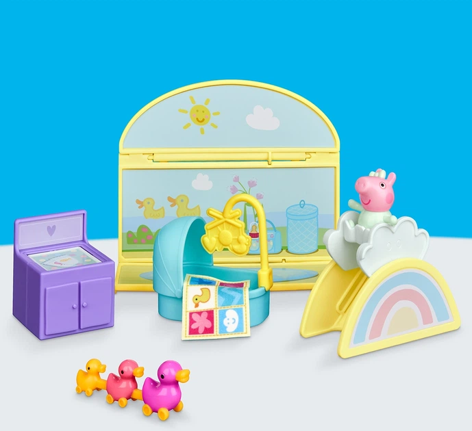 Игровой набор Peppa Pig Figurines серии Комнаты Комната крошки Эви (G2835) - изображение 3
