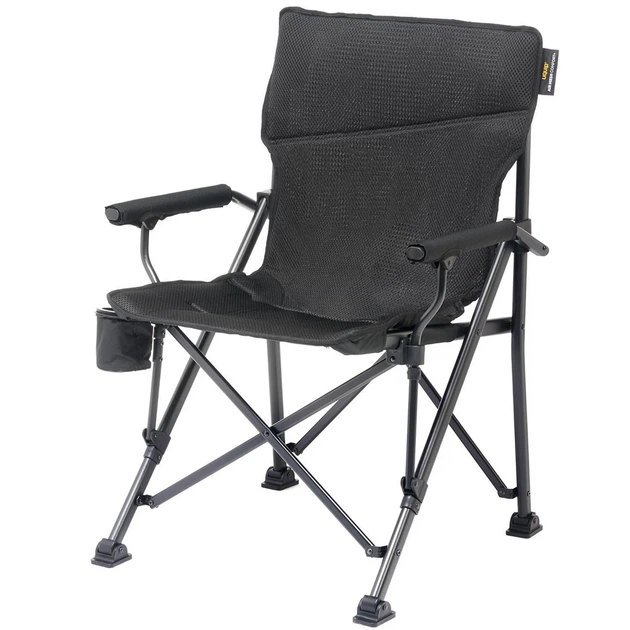 Кресло складное Uquip Roxy 120 кг сталь черное - изображение 2