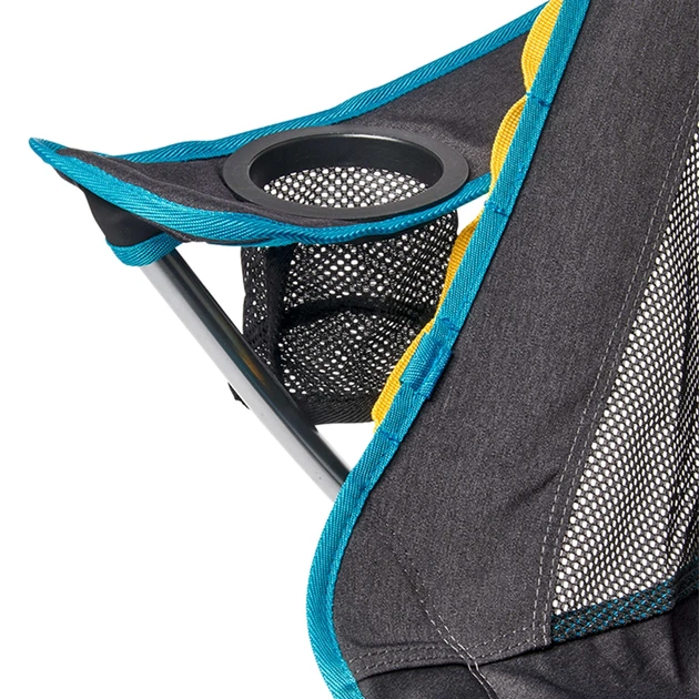 Кресло раскладное Uquip Infinity Lounger 120 кг алюминий серый - изображение 6