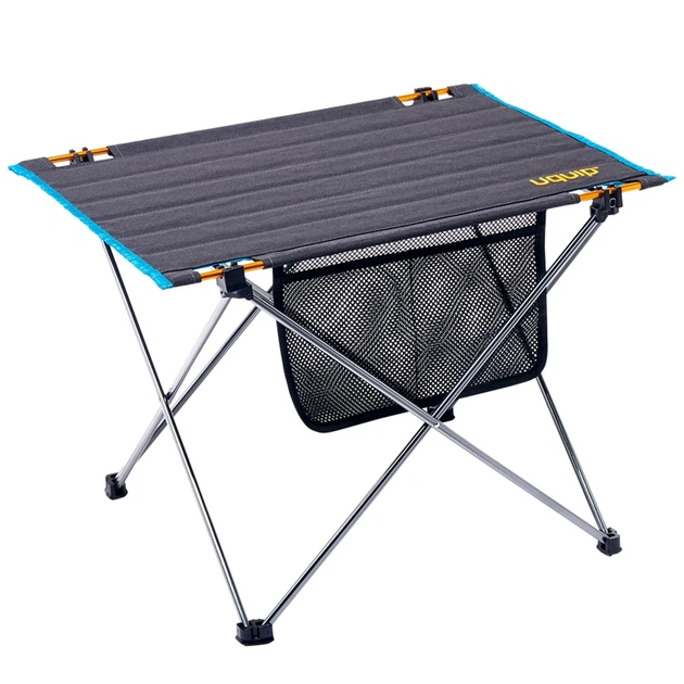 Складной стол Uquip Liberty M 55x43 см серый алюминий полиэстер для пикника и кемпинга - Фото 2 Складной стол Uquip Liberty M 55x43 см серый алюминий полиэстер для пикника и кемпинга - изображение 2