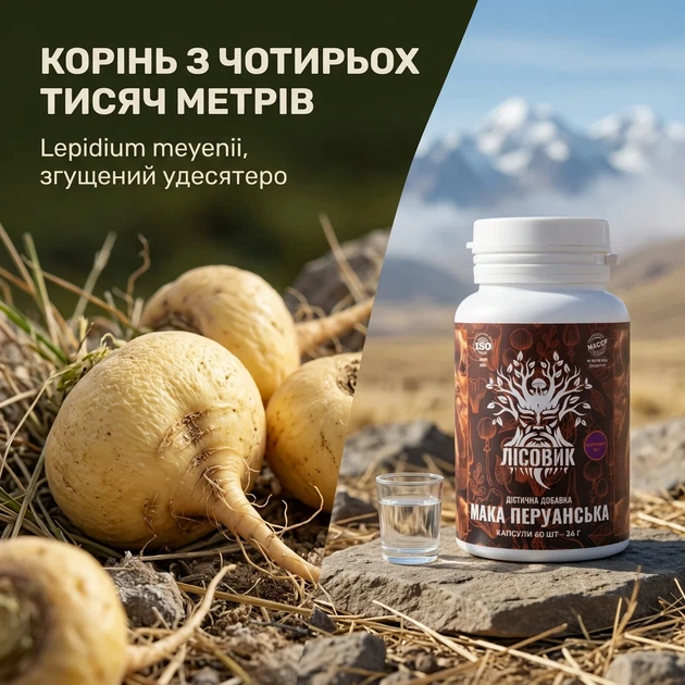 Мака перуанская, экстракт 10:1, капсулы 60 шт по 0.6 г - изображение 2