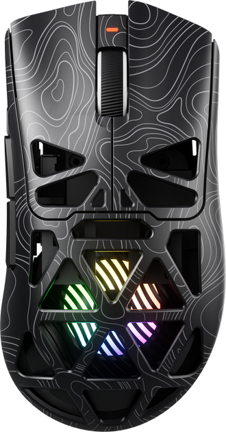 Миша GamePro Genesis Hollow Wireless/Bluetooth/USB Black (GM870HB) - зображення 2
