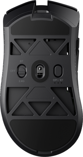 Миша GamePro Genesis Hollow Wireless/Bluetooth/USB Black (GM870HB) - зображення 5