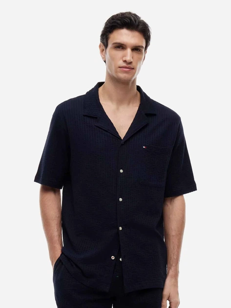 Пижама (рубашка + штаны) мужская хлопковая Tommy Hilfiger 950537204 L Синяя (1161162256) - изображение 3